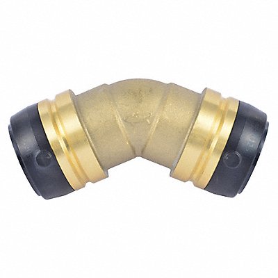 SHARKBITE UXL0535 Push to Connect Elbow Brass 10-1/2 L