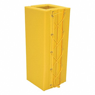 GRAINGER VPADS34Y Column Protector 4 x 4 Round or Square