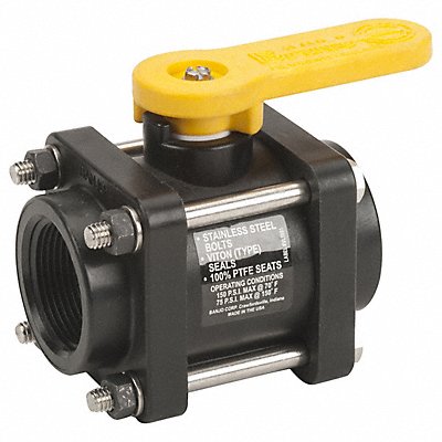 BANJO V125 Manual 2-Way Ball Valve NPT Polypropylene