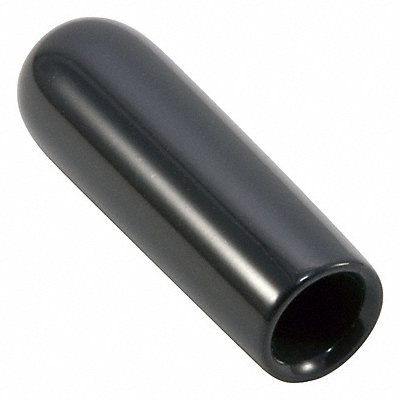 CAPLUGS VC62516 Vinyl Caps Round Black VC Series