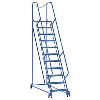 VESTIL LADMM11G Maintenance Ladder - 11 Step Grip-Strut