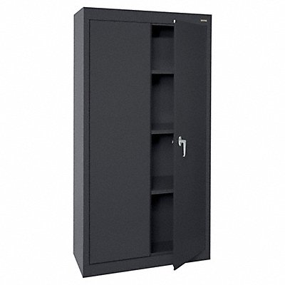 SANDUSKY VF3130186609 Shelving Cabinet Black Cap. 150 lb Keyed