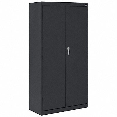 SANDUSKY VF3130187209 K3833 Storage Cabinet 72 x30 x18 Black 3Shlv