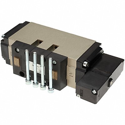 SMC VFS51003FZ Solenoid Air Control Valve Five-Way 145 psi