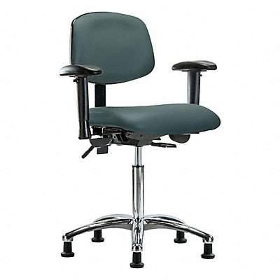 GRAINGER BRVMBCHCRT1A1NFRG8546 Vin Chair Chrome Med T AA G Blue