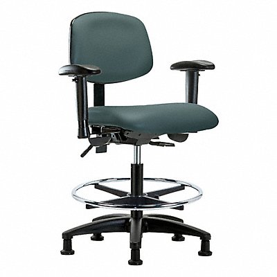 GRAINGER BRVMBCHRGT1A1CFRG8546 Vinyl Chair Med T AA FR Stat Blue
