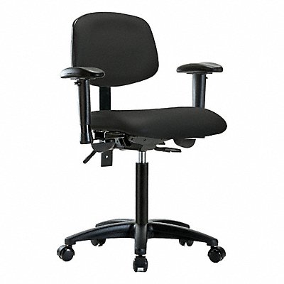 GRAINGER BRVMBCHRGT1A1NFRC8540 Vinyl Chair Med Tilt AA Cast Black