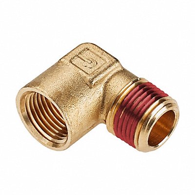 PARKER VS1202P66 Elbow 90 Deg 3/8 NPT 1000 psi Brass