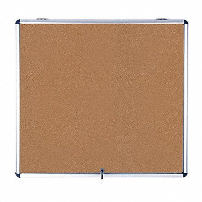 MASTERVISION VT380101150 Enclosed Bulletin Board 38 W 47 H