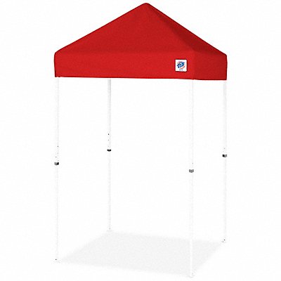 E-Z UP VU2STL05KFWHTRD Shelter Red 5 ft W 5 ft L
