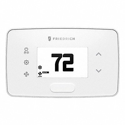 FRIEDRICH EMRTA4 Thermostat White 3-7/16 in W