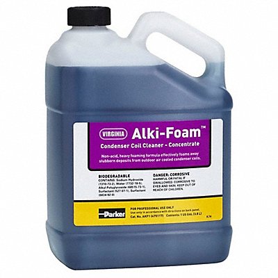 VIRGINIA AKF1ALKIFOAM1GAL Alki-Foam Coil Cleaner - 1 GAL