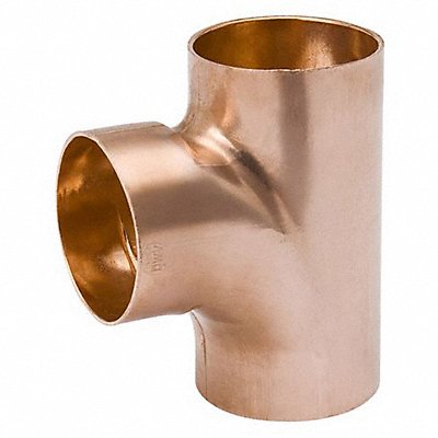 STREAMLINE W07522 DWV Tee Wrot Copper 2 Tube CxC