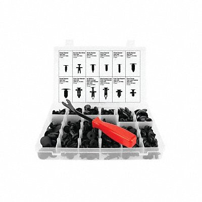 PERFORMANCE TOOL W5259 Push Pin Retainer Assortment 240 Pieces