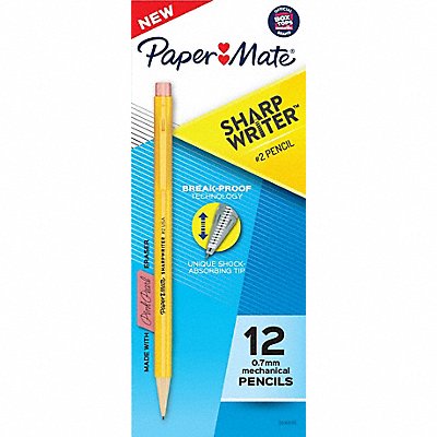 PAPER MATE 3030131C Pencil Eraser Included Standard HB PK12
