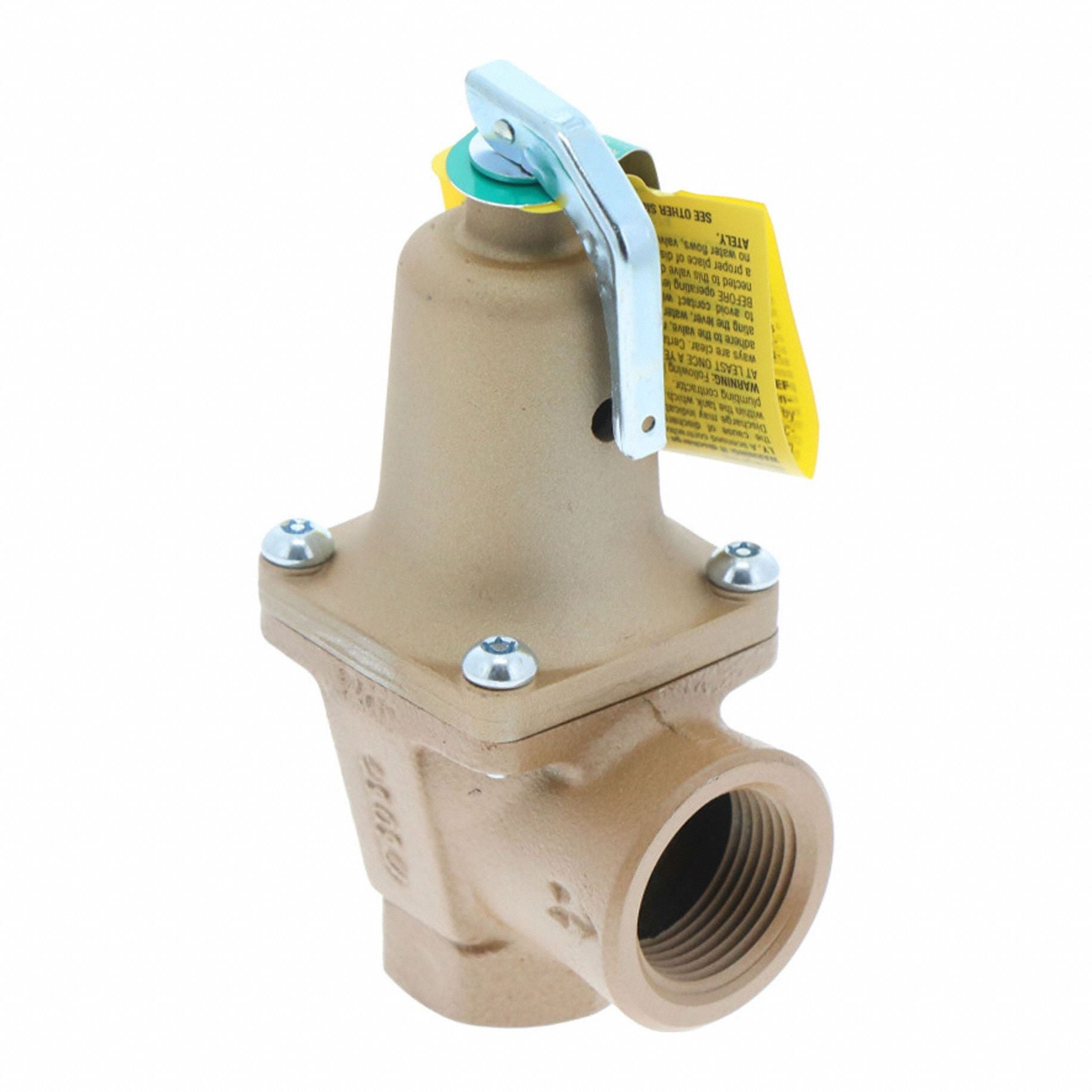 WATTS F382328 Boiler Pressure Relief Valve Iron 50 psi