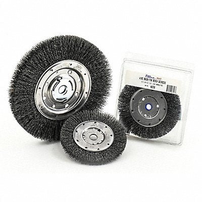 UNITED ABRASIVES-SAIT 9557 Bench Wire Brush 6x.014x1/2 5/8 Wide