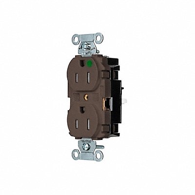 HUBBELL 8200STTR Receptacle 1/2 hp 125V AC NEMA 5-15R