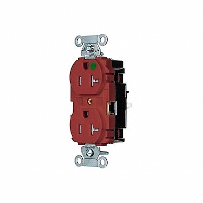 HUBBELL 8300STRTR Receptacle 1 hp 125V AC NEMA 5-20R