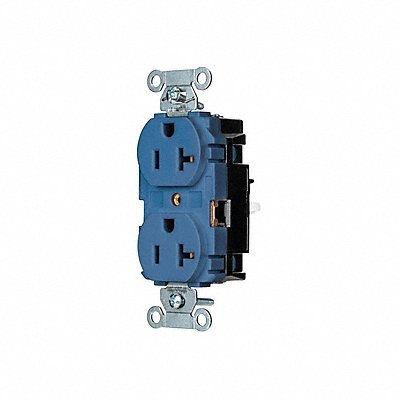 HUBBELL BR20STBL Receptacle 1 hp 125V AC NEMA 5-20R