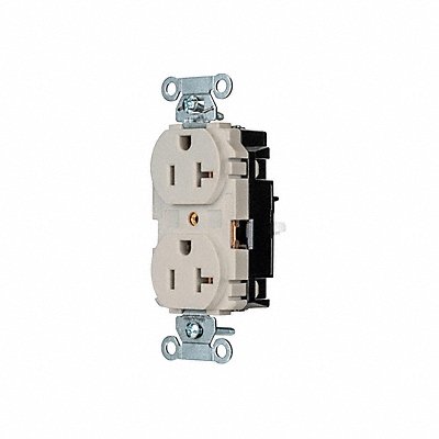 HUBBELL BR20STLA Receptacle 1 hp 125V AC NEMA 5-20R