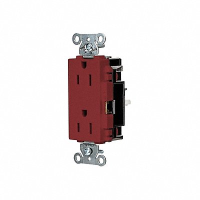 HUBBELL HBL2152STR Receptacle 1/2 hp 125V AC NEMA 5-15R