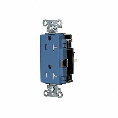 HUBBELL HBL2162STBLTR Receptacle 1 hp 125V AC NEMA 5-20R