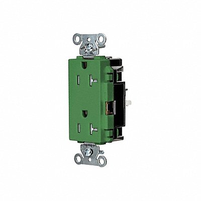HUBBELL DR20STGNTR Receptacle 1 hp 125V AC NEMA 5-20R