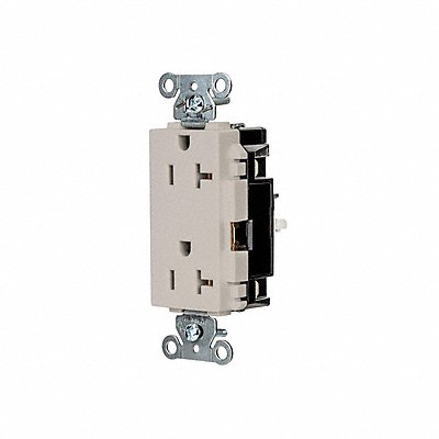 HUBBELL HBL2162STLA Receptacle 1 hp 125V AC NEMA 5-20R