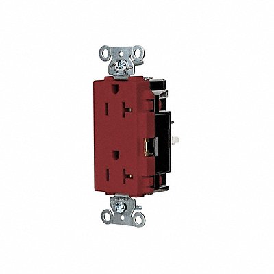HUBBELL HBL2162STR Receptacle 1 hp 125V AC NEMA 5-20R