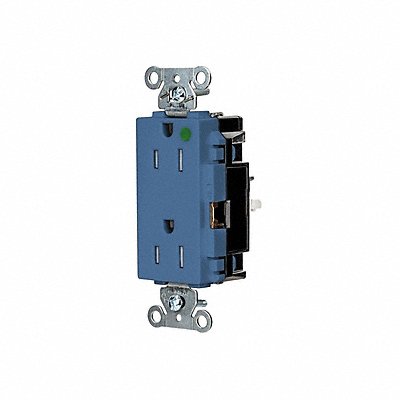 HUBBELL HBL2172STBLTR Receptacle 1/2 hp 125V AC NEMA 5-15R