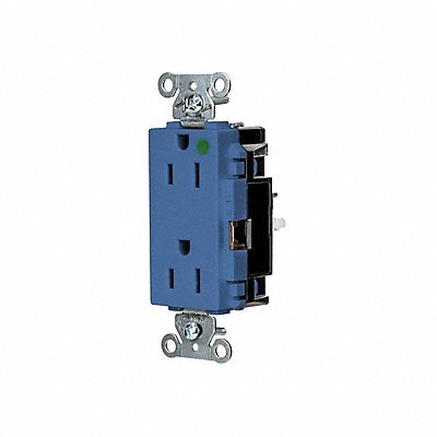 HUBBELL HBL2172STBL Receptacle 1/2 hp 125V AC NEMA 5-15R