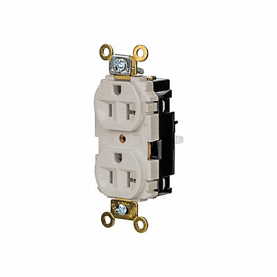 HUBBELL HBL5362STLA Receptacle 1 hp 125V AC NEMA 5-20R
