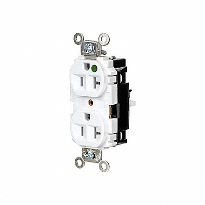 HUBBELL HBL8300STW Receptacle 1 hp 125V AC NEMA 5-20R