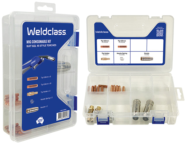 Weldclass WC-01643 MIG Parts Kit With Storage Box BZL #15