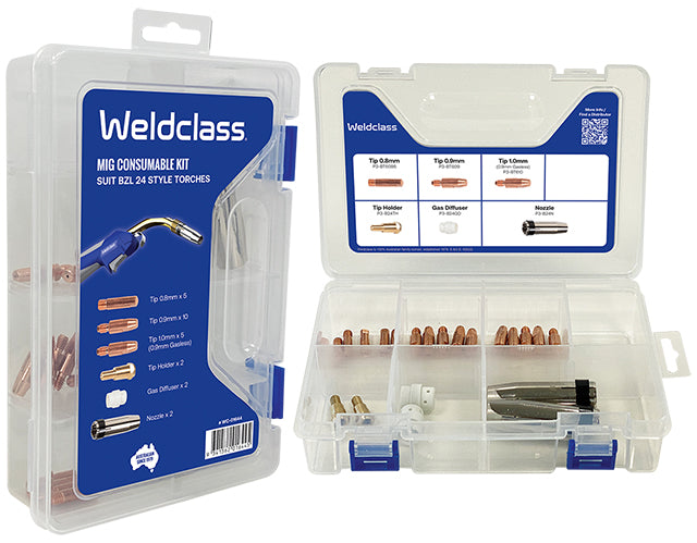 Weldclass WC-01644 MIG Parts Kit With Storage Box BZL #24