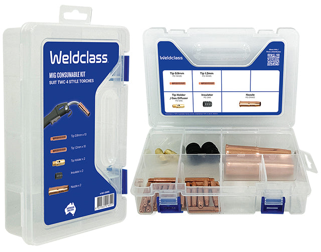 Weldclass WC-01655 MIG Parts Kit With Storage Box TWC #4
