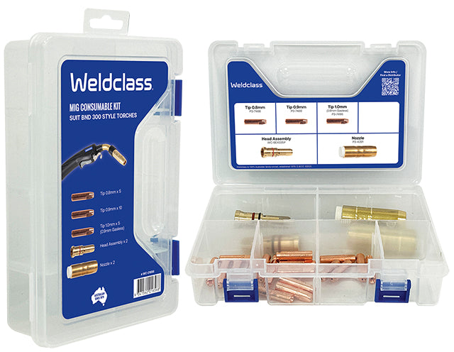 Weldclass WC-01656 MIG Parts Kit With Storage Box BND 300
