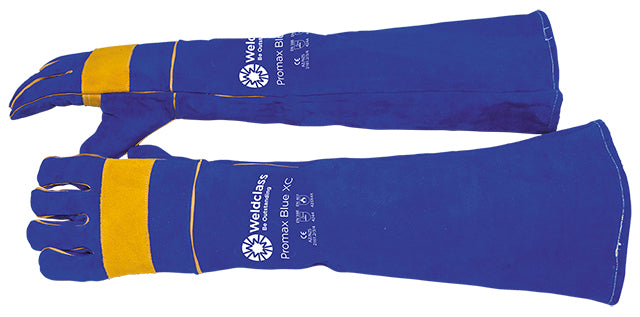 Weldclass WC-01774 Gloves Welding PROMAX WG16XC Blue Long Cuff