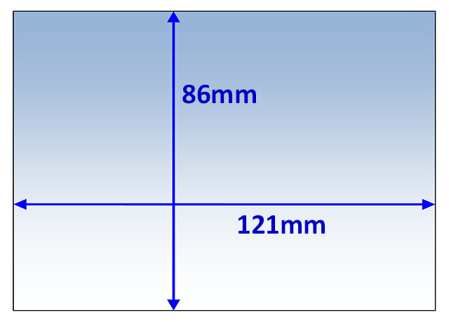 Weldclass WC-05357 Lens Clear Inner 121x86mm Suit PROMAX 680/680R/850R Pk5