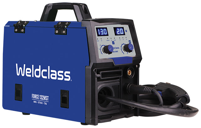 Weldclass WC-132MSTRK Welder MIG/STICK/TIG FORCE 132MST Ready Kit (6pc Bundle) - view 3