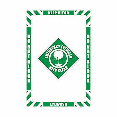 SLIP-GARD WFK01 Floor Sign Floor Marking Keep Clear