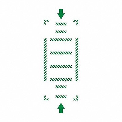 SLIP-GARD WFK36GN Floor Marking Tape 3 in W Green