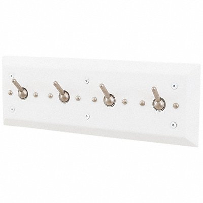 BESTCARE WH1828SLPT Security Hook 4 Hook 7/8In D EnviroGlaze