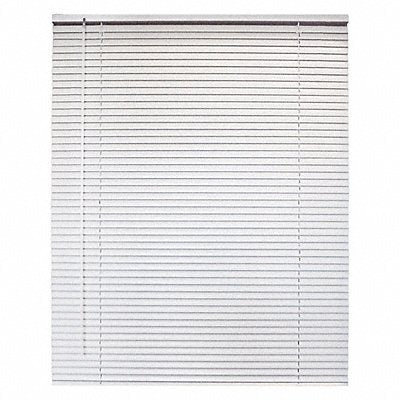 KEYSTONE FABRICS NC34723AL Aluminum Cordless Mini Blind White
