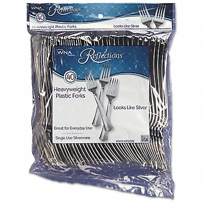 WNA WNAREF320FK Reflections Plastc Utensil Fork 7 PK320