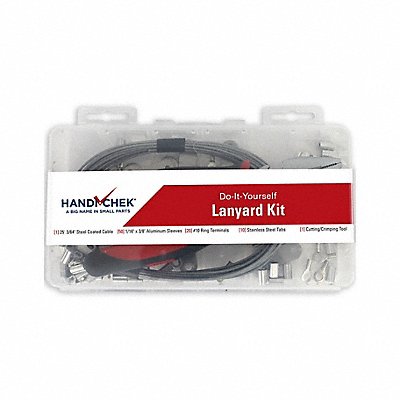GRAINGER WWGDISPLANYARD Lanyard Assembly Kit 25 ft