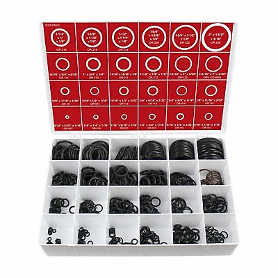 GRAINGER DISPOR810 O-Ring Asst Buna N And Viton 610 PC