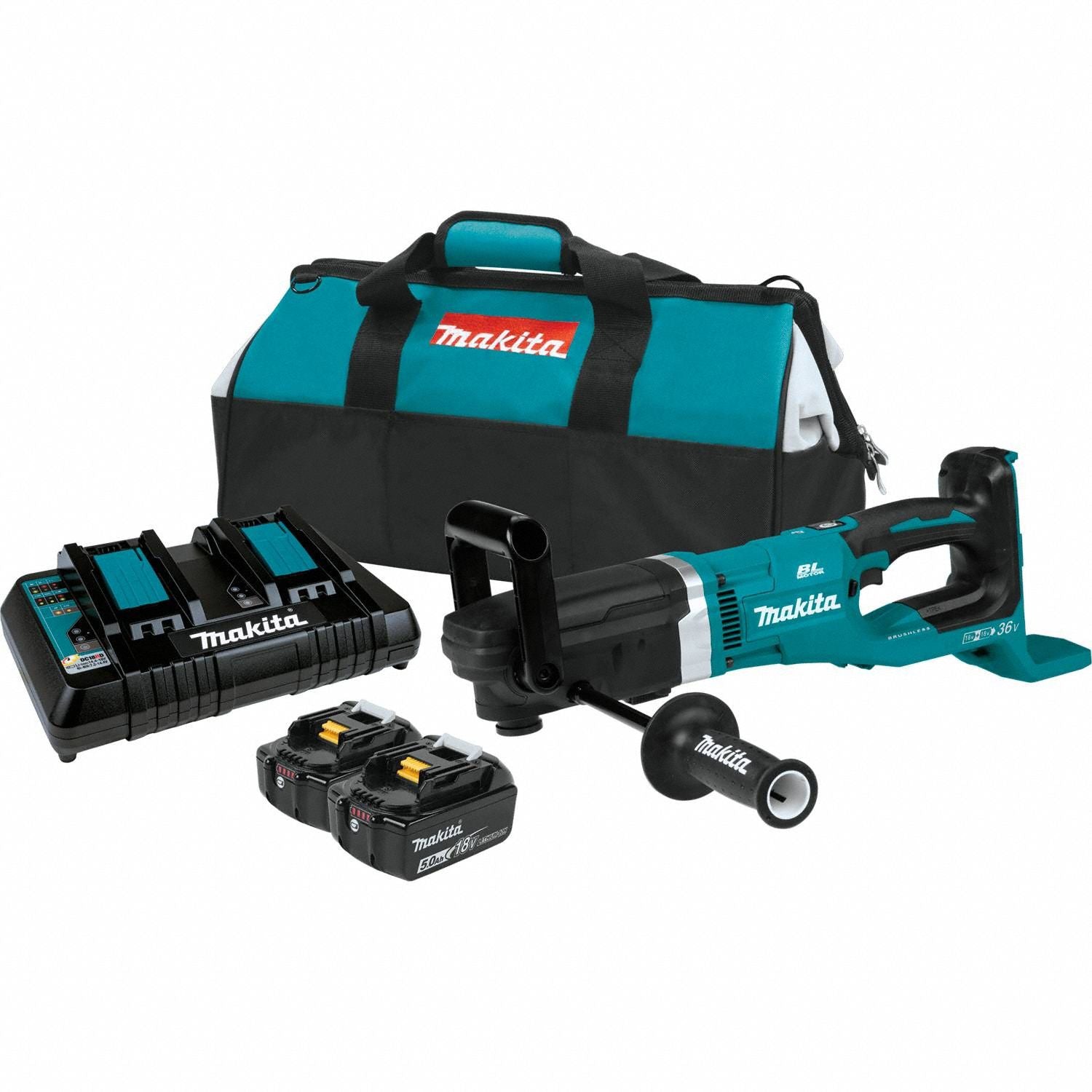 MAKITA XAD04PT Brushless 7/16 Hex Right Angle Drill Ki