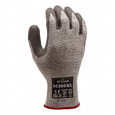 SHOWA XC500XXL10 Knit Gloves Grey 8 in 2XL PR
